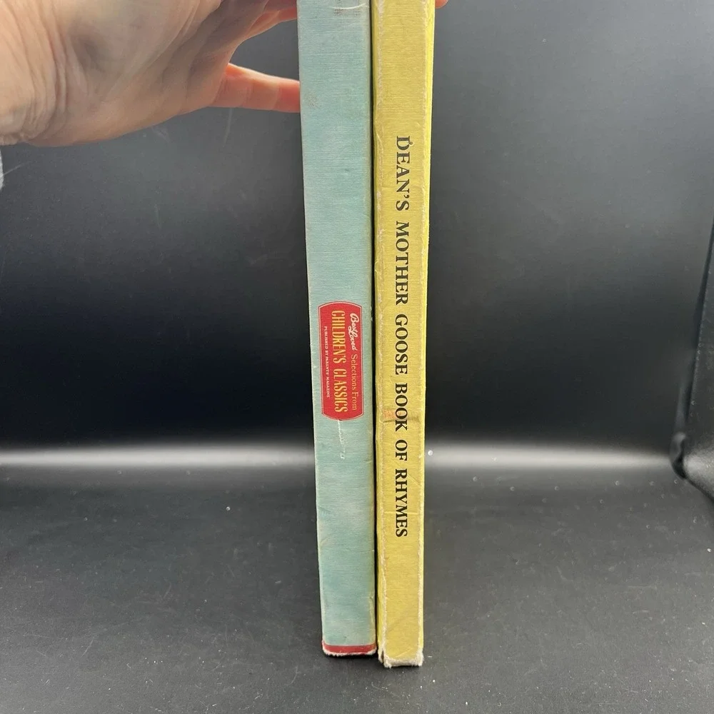 Deans Mother Goose Book Of Rhymes 1977 Edition Vintage Hardcover Children Book
